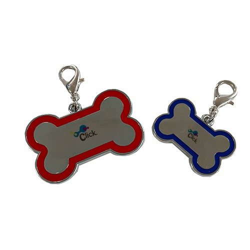 Chaveiro-de-Identificacao Pets---Grande-4.5-x-3-Frente-colorida-(4x0)-Chaveiro-Osso-fto-45x3-cm